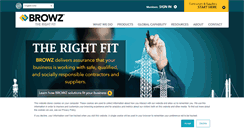 Desktop Screenshot of browz.com