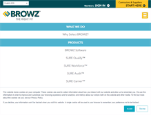 Tablet Screenshot of browz.com